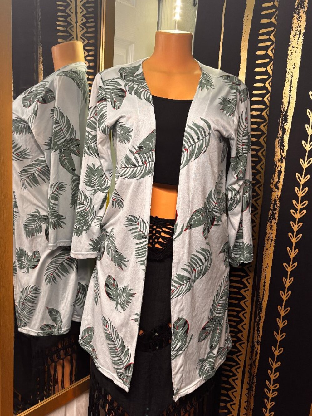 Women's Green Cardigan